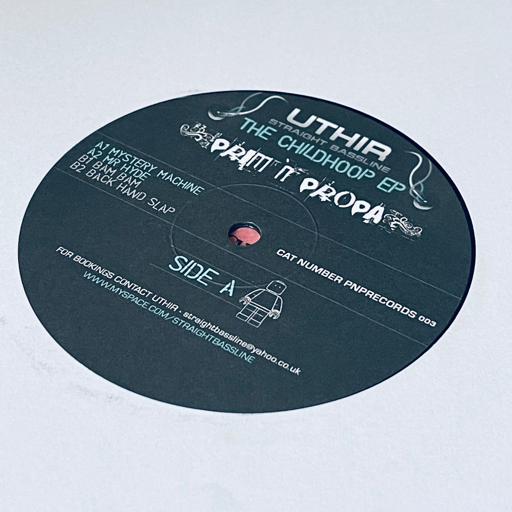 Uthir Straight Bassline – The Childhood EP Prim N Propa – PNP003R