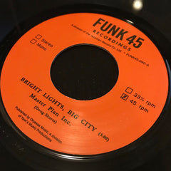 Master Plan Inc - Bright Lights, Big City - Funk45 – FUNK45040