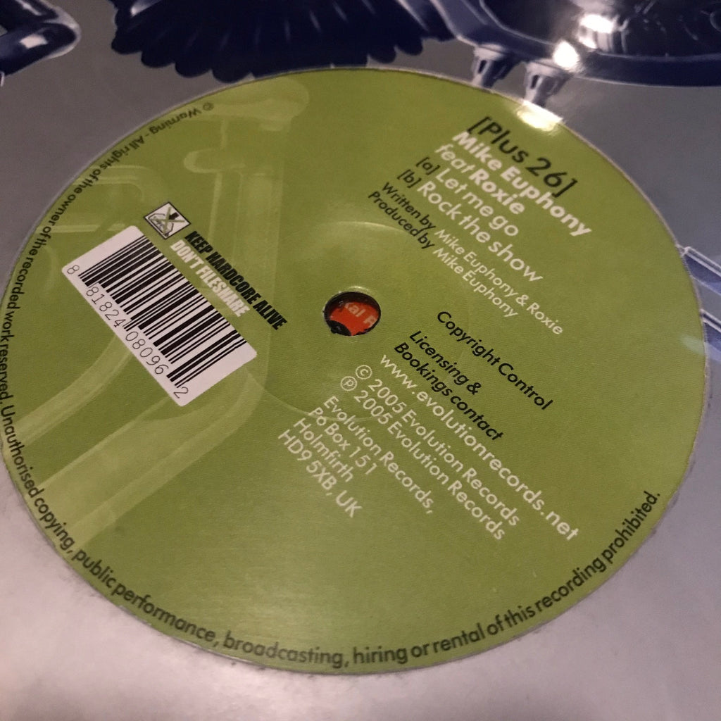 Mike Euphony Feat Roxie - Let Me Go / Rock The Show - Evolution Plus – Plus 26