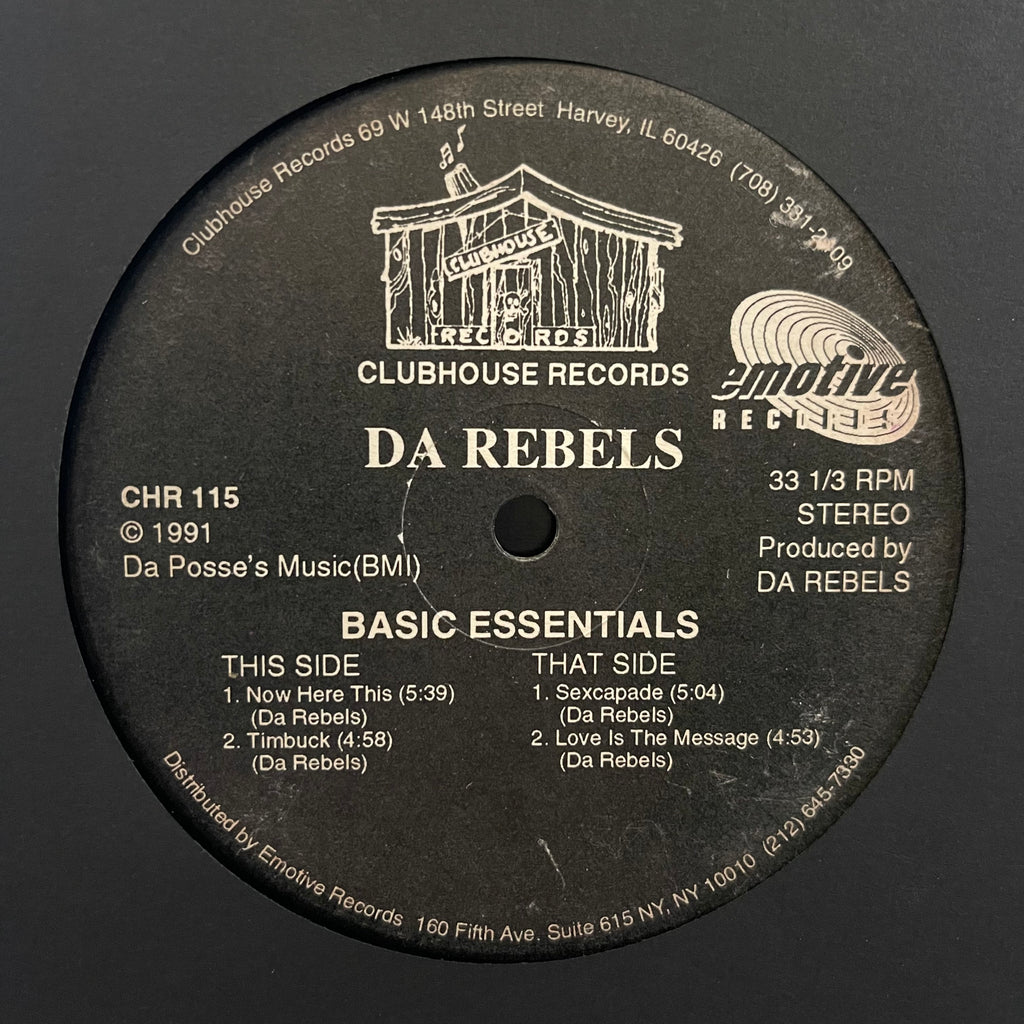 DA Rebels – Basic Essentials Clubhouse Records – CHR115