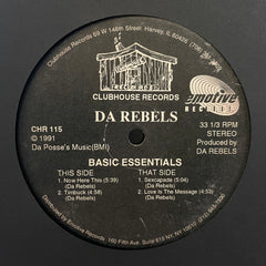 DA Rebels – Basic Essentials Clubhouse Records – CHR115