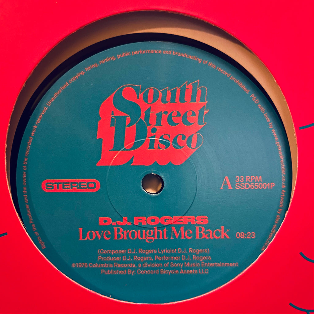 DJ Rogers – Love Brought Me Back South Street Disco – SSD65001P