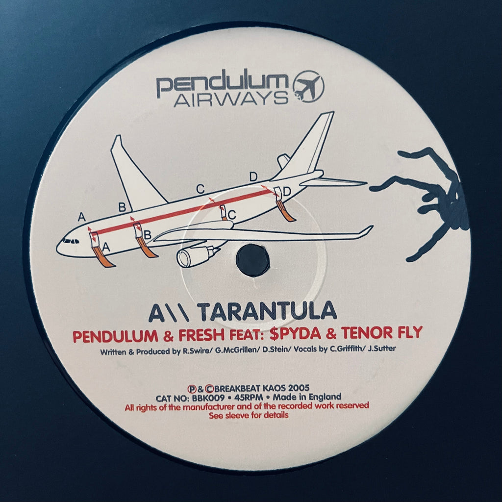 Pendulum - Tarantula / Fasten Your Seatbelt Breakbeat Kaos – BBK009