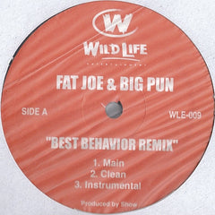 Fat Joe & Big Pun / A Bless – Best Behaviour (Remix) Wild Life Entertainment – WLE009