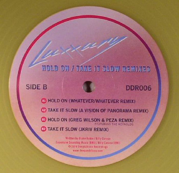 Luxxury – Hold On / Take It Slow Remixes Deep & Disco Recordings – DDR006
