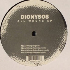 Dionysos - All Wrong EP Sonic Convergence – SC03