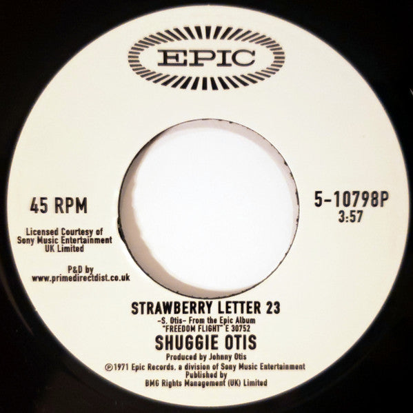 Shuggie Otis – Strawberry Letter 23 / Ice Cold DaydreamEpic – 510798P