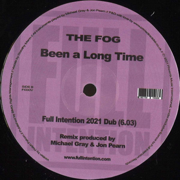 The Fog – Been A Long Time Full Intention Records – FI030V
