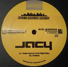 Jacy - Dreams EP Hot Haus Recs – HOTSHIT034