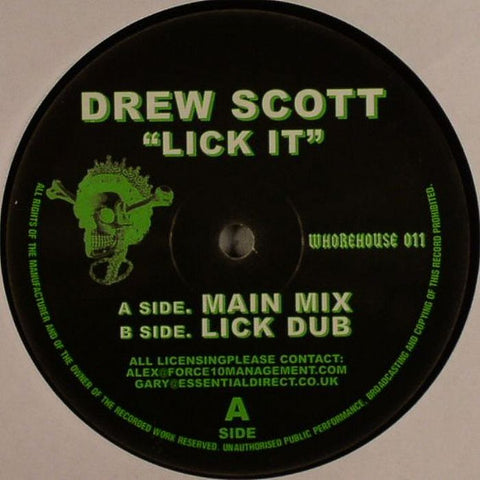 Drew Scott – Lick It Whore House Recordings – WHOREHOUSE011