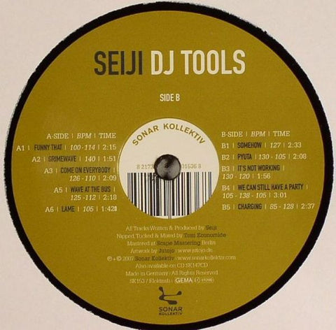Seiji – DJ Tools: SK Tools Volume 1.2 Sonar Kollektiv – SK153