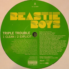 Beastie Boys - Triple Trouble 12" SPRO708761871814 Capitol Records