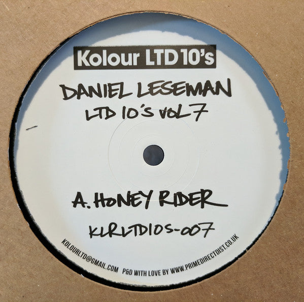 Daniel Leseman – Honey Rider / Mr Scaramanga - Kolour Ltd 10's – VOL 7, KLRLTD10s-007