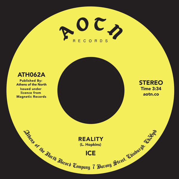 Ice – Reality / Hey, Hey - Athens Of The North – ATH062