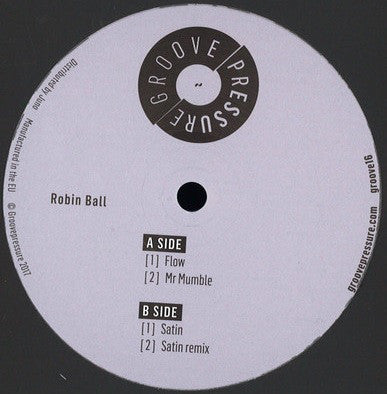 Robin Ball – Groovepressure 16 Groovepressure – GROOVE16