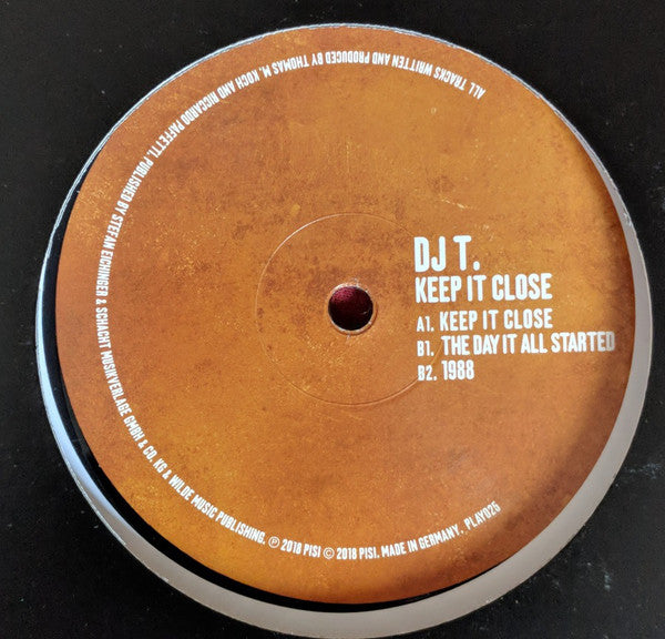 DJ T – Keep It Close Play It Say It – PLAY025