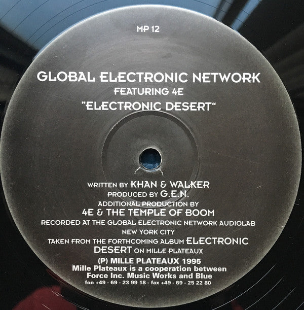Global Electronic Network – Electronic Desert - Mille Plateaux – MP 12