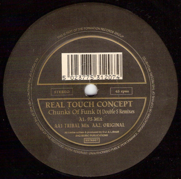 Real Touch Concept – Chunks Of Funk (Remixes) - 100 Records – HUN007