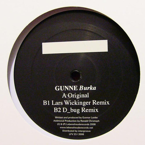Gunne – Burka Lebensfreude Records – LFV23