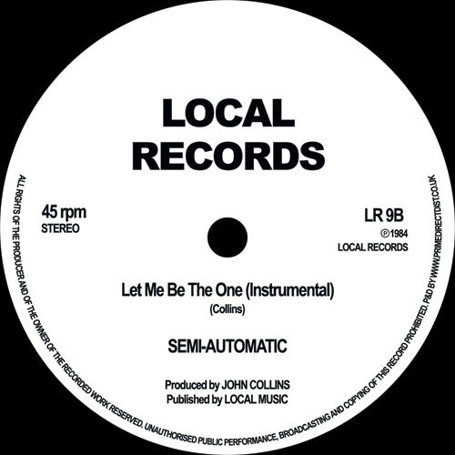 Jaye Williams – Let Me Be The One Local Records – LR9