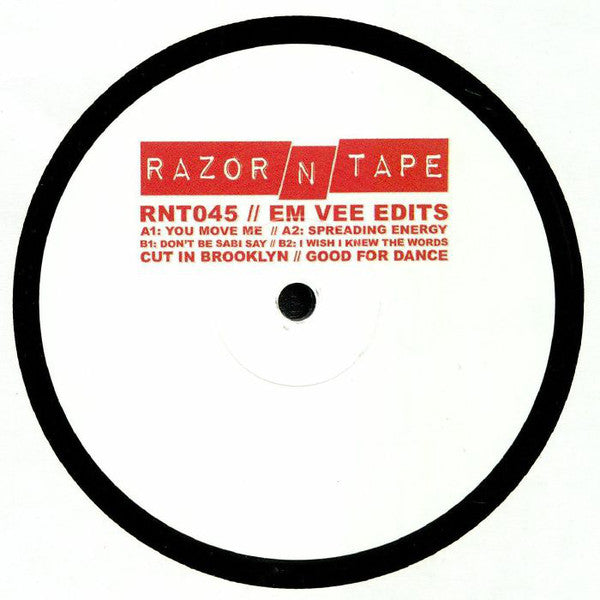 Em Vee – Em Vee Edits - Razor N Tape – RNT045