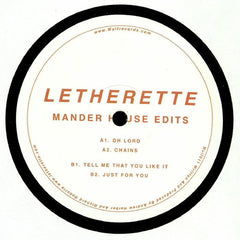 Letherette ‎– Mander House Edits - Wulf ‎– WULF011