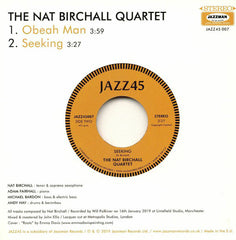 Nat Birchall Quartet – Obeah Man / Seeking - Jazz45 – JAZZ45 007