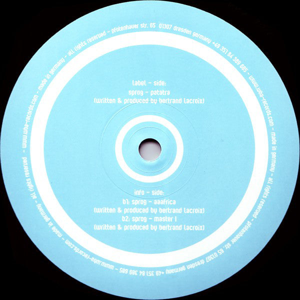 Sprog - All Is Blue EP wba – WBA011