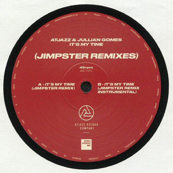 Atjazz / Jullian Gomes – It's My Time (Jimpster Remixes) Atjazz Record Company – ARC137V