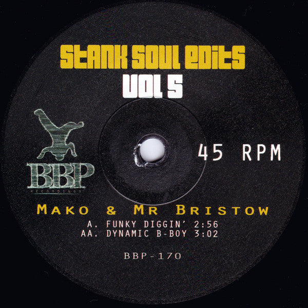 Mako / Mr Bristow - Stank Soul Edits Volume 5 Breakbeat Paradise Recordings – BBP170