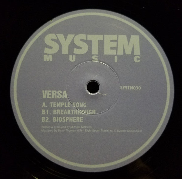 VersA - Temple Song / Breakthrough / Biosphere System Music SYSTM030