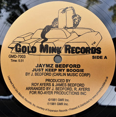 Jaymz Bedford - Just Keep My Boogie - Gold Mink Records – GMD-7003