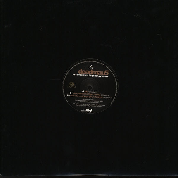 Deadmau5 - Slip - Mau5trap Recordings – mau5012