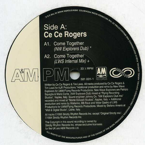 Ce Ce Rogers – Come Together The Dubs A&M PM – 5810011