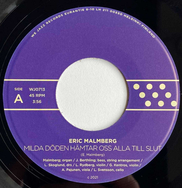 Eric Malmberg – Milda Doden Hämtar Oss Alla Till Slut We Jazz – WJ0713