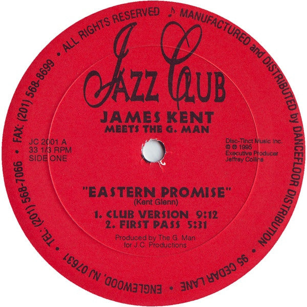 James Kent Meets The G Man - Eastern Promise 12" JC2001 Jazz Club