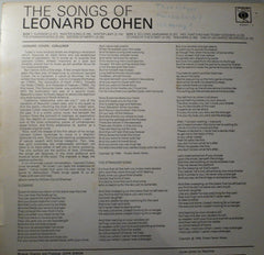 Leonard Cohen - Songs Of Leonard Cohen 12" CBS SBPG63241