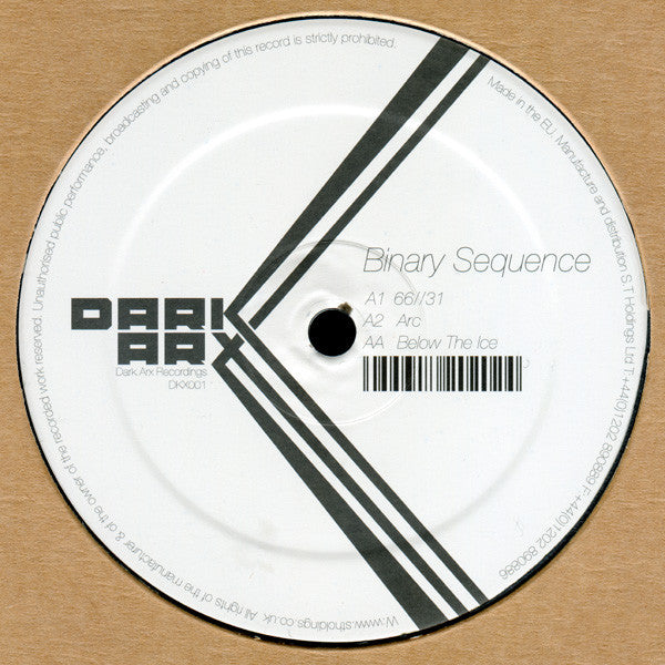 Binary Sequence – 66//31 Label: Dark Arx – DKX001