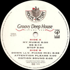 Groovy Deep House - Volume One - HZ0077 Houze Factory