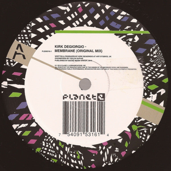 Kirk Degiorgio – Membrane Label: Planet E – PLE65316-1