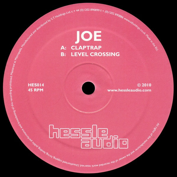 Joe - Claptrap / Level Crossing 12" Hessle Audio – HES014
