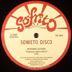 Teaspoon & The Waves / Nzimande Allstars - Soweto Disco 12" Sofrito Super Singles SOFRITO001