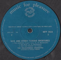 Nicolai Malko, Philharmonia - 1812 And Other Famous Overtures MFP2034 Music For Pleasure
