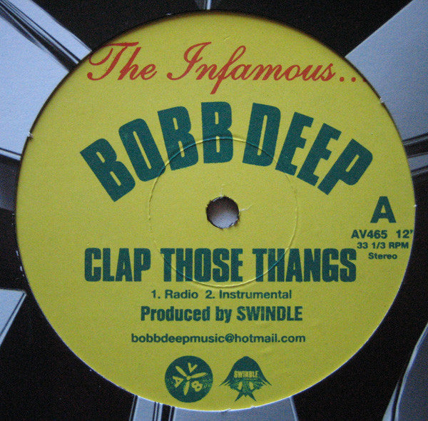 Bobb Deep – Clap Those Thangs / Rare Species AV8 – AV465