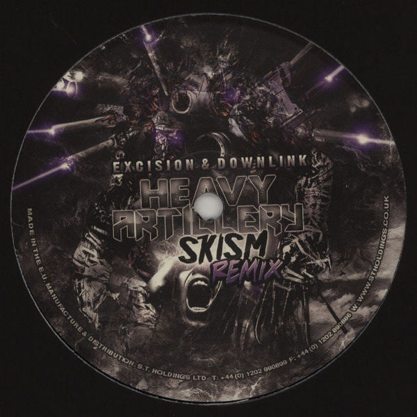 Excision & Downlink - Heavy Artillery (SKisM Remix) / Reploid EX7 – EX7006