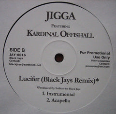 Jigga, Kardinal Offishall - Lucifer (Black Jays Remix) 12" PROMO JAY001