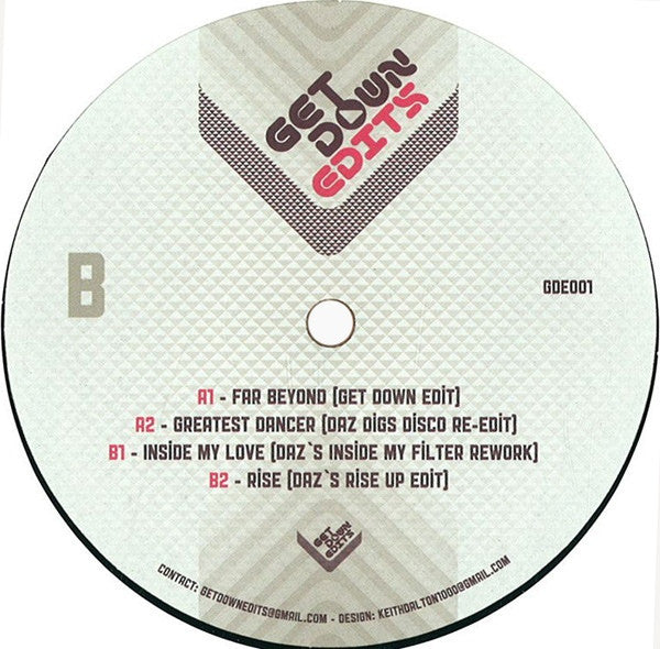 Get Down Edits - Get Down Edits Volume 1 - GDE001 Get Down Edits