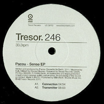 Pacou – Sense EP Tresor – Tresor246