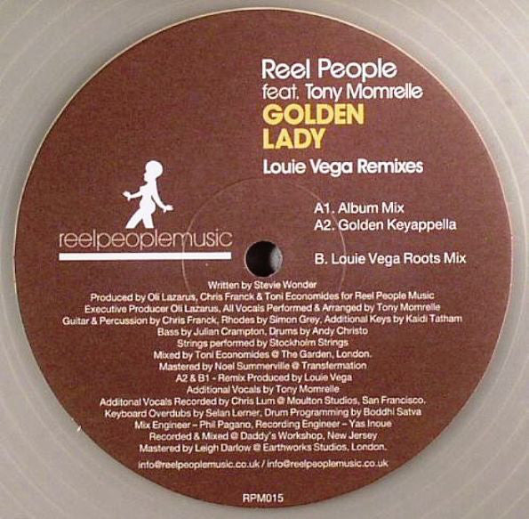 Reel People Feat. Tony Momrelle – Golden Lady (Louie Vega Remixes) - Reel People Music – RPM015