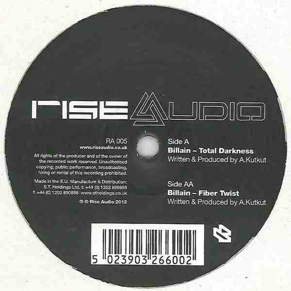 Billain – Total Darkness / Fiber Twist 12" Rise Audio – RA 005